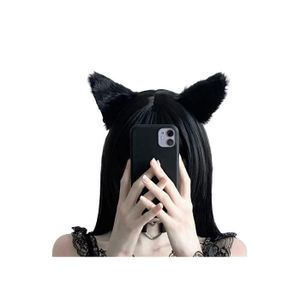 Accessoire Déguisement Halloween Oreilles Chat SMILETERNITY - Accessoire Déguisement - Fêtes Halloween Cosplay Bandeau Oreilles Animal