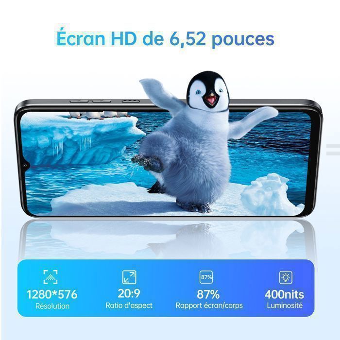 Smartphone Oukitel C57s - Écran 6,52