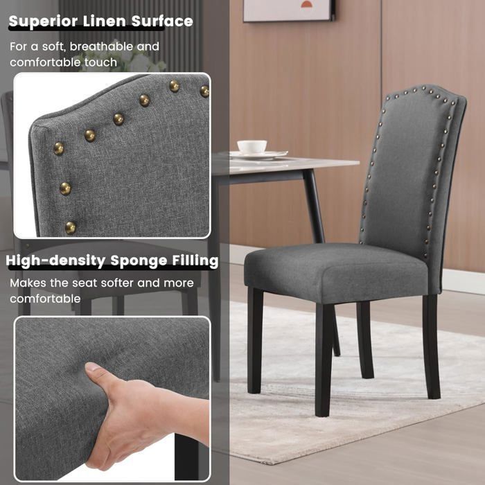 Chaise de salle à manger MCW-G66 Bouclé (lot de 6), vert 4336960