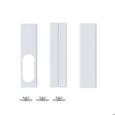Kit de 3 plaques coulissantes réglables de 190 cm (75") / Adaptateur d'interface plat de 15 cm pour climatiseur portable