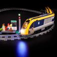 Jeux De Construction - Kit Train Passagers Télécommandé Compatible Maquette 60197 Con-0