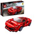 LEGO® Speed Champions 76895 Ferrari F8 Tributo, Cadeau Anniversaire Enfant, Voiture de Course, Jouet Fille Garçon de 7 ans et plus-0