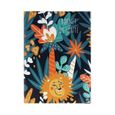 Protège carnet santé couleur motif lion enfant Color Pop - France 22 x 16 cm-0