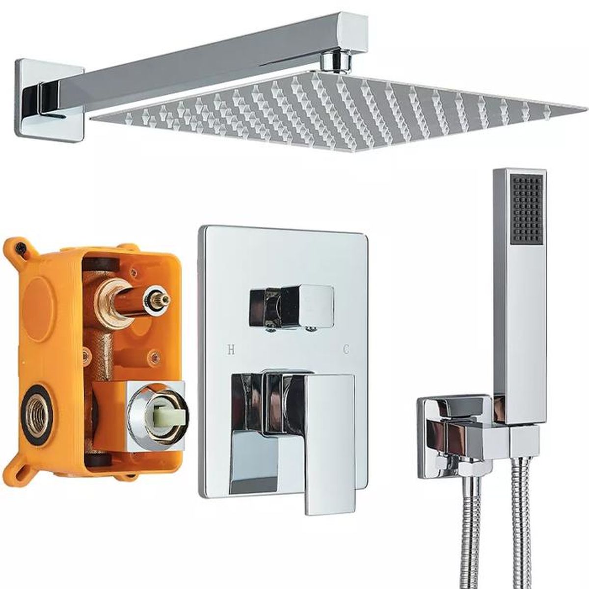 Suguword Colonne de Douche EncastréeEnsemble Douche mitigeur de douche