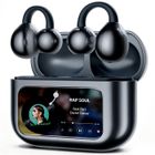 DJOIN Écouteurs sans Fil à Clip Bluetooth 5.4 Écouteurs Ouvertes avec Écran Tactile Multifonction IPX7 4g HiFi Stéréo 60H