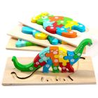 Puzzles En Bois Pour Enfants 3-8 Ans - 5 Thèmes De 30 Pièces (dinosaures, Espace, Animaux...) - Jeu éducatif Montessori - 9