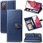 RASENA Coque Pour Samsung Galaxy S20 FE/S20 FE 5G 6.5" Portefeuille PU Cuir Stand Housse Bleu d'encre Flip Anti-chute protection Case