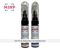 MSRP FRANCE - Kit stylo retouche peinture voiture pour FIAT PPS & Mallard Blue-Blu Mediterraneo - Atténuer rayures ou éclats de p...