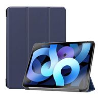 Housse et étui pour tablette Étui en cuir Slim Stand Support de couverture iPad Air 4 10,9 pouces 2020 Bleu