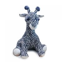Peluche géante girafe bleue Histoire d'Ours - modèle Lisi - 100 cm - pour enfant