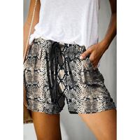 Short Femme Court Short Bermuda Taille Haute avec Cordon de Serrage Short avec Poches Shorts