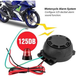 SLPRO Système d’alarme pour moto et scooter avec démarrage du moteur et 2 émetteurs portatifs 12 V
