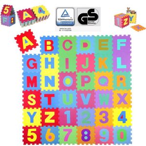 Tapis puzzle 1m20 x 1m20 pour enfant – ToutPositif