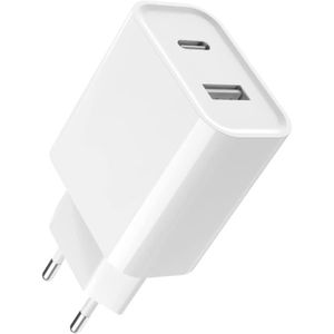 CHARGEUR TÉLÉPHONE Prise Chargeur USB C 20W 2 Ports pour Apple iPhone