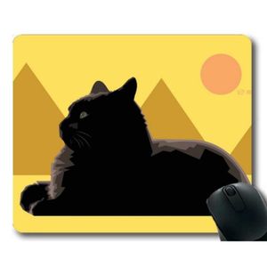 Tapis De Souris Tapis De Souris Chat Rigolo Animal Gris