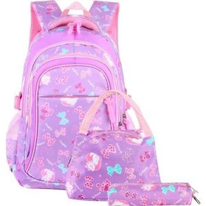 CARTABLE Sac Dos Cartable Fille Primaire 3 en 1 Enfant Scol