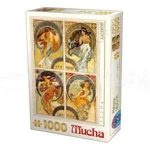 PUZZLE Puzzle 1000 pièces - BABALI - Alfons Mucha Art - H