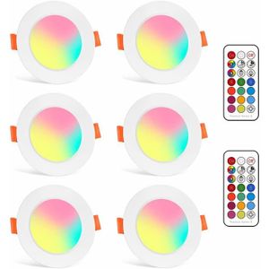 Spot LED Encastrable Orientable RGB Couleur Changement Spots LED Encastré  5W(équivalent 50W) Blanc Naturel 4000K Plafonnier Encastré - Cdiscount  Maison