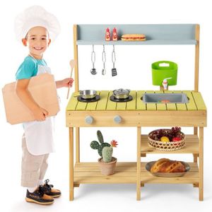 Jouet Dévier de Cuisine - Cuisine pour Enfant avec Lave-Vaisselle, Robinet,  Couverts, Nettoyant de Cuisine,Jeu de Cuisine av