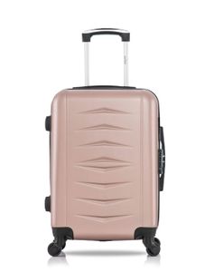 VALISE - BAGAGE INFINITIF - Valise Cabine ABS OVIEDO  55 cm - ROSE DORE
