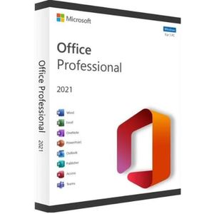BUREAUTIQUE Microsoft Office 2021 Professionnel (Professional) - Clé licence à télécharger