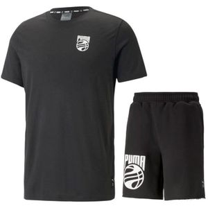 ENSEMBLE DE SPORT Ensemble Short et T Shirt - PUMA - Homme - Noir