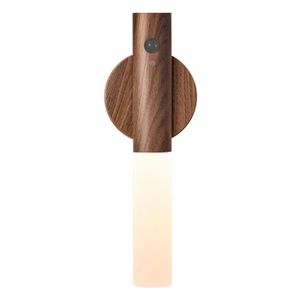 VEILLEUSE BÉBÉ Intelligent body sensing wall night light, portable USB charging, magnetic base, suitable for bedrooms, stairs, corridors (walnut)