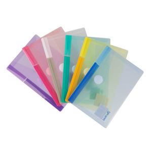 POCHETTE PLASTIQUE 6 Enveloppes A6 à scratch, couleurs assorties (ble