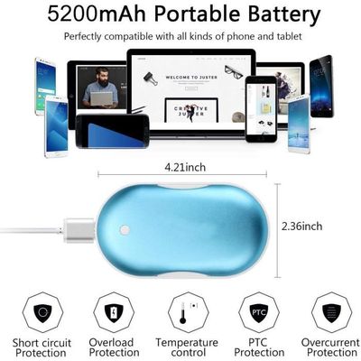 Shot - Chauffe Mains Rechargeable Batterie pour ZTE Grand X View 3  Smartphone 5200mAh USB Chaufferette Lumiere Electrique - Chargeur secteur  téléphone - Rue du Commerce