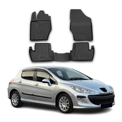 Tapis De Coffre Pour Peugeot 107 Antidérapant Et Toutes Saisons Noir 1 - OMAC FR