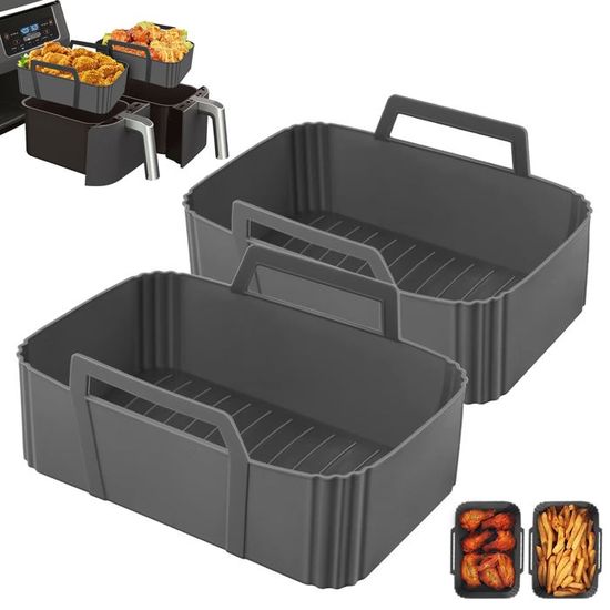 Lot De 12 Aimants En Silicone Pour Air Fryer - Pour Fixer Le Papier Cuisson - Résiste à 240°C, Réutilisable - 6