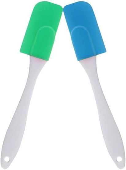 Lot De 5 Spatules En Silicone Colorées - Résistantes à La Chaleur, Pour Pâtisserie Et Cuisine Antiadhésive