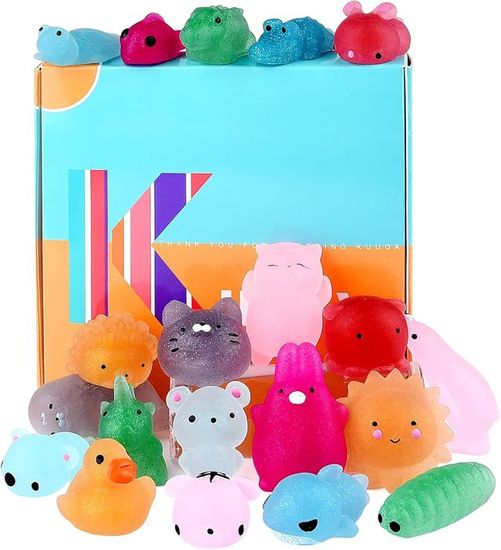Butter Squishys Géants - 2 Pièces Jouets Anti-Stress En Forme De Beurre, Extra Mous Et Extensibles, Cadeaux Sensoriels Originaux Pour Anniversaire, Pâques Ou Noël (13 Cm)