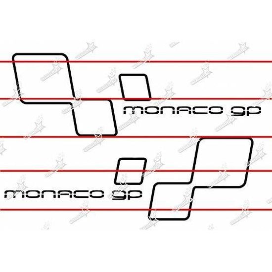 Sticker autocollant Renault Monaco GP sans fond 