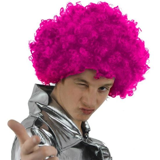 perruque afro rose