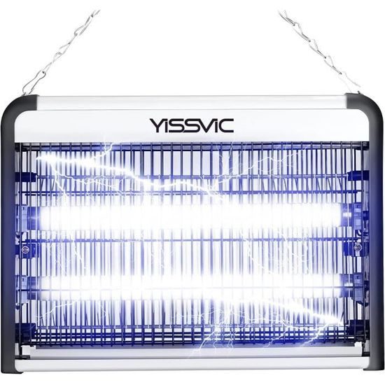 Lampe Anti Moustiques 20W UV - Tueur D'insectes électrique Silencieux, Portée 80 M² | Pour Intérieur Et Extérieur (IPX4) - 12