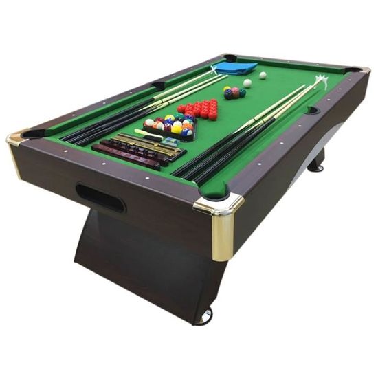BILLARD AMERICAIN 7ft NEUF table de pool Snooker table de billard meuble salon mesure 188 cm x 96 cm! mod. Annibale FULL OPTIONAL