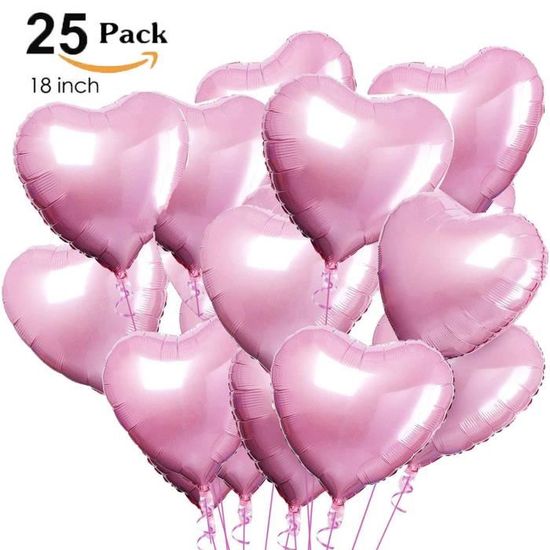 90Pcs Ballons Anniversaire Ballon Coeur Ballon Mariage Ballons Multicolore  Latex Naturel Amour Ballons Helium Décorations Pou[H5057] - Cdiscount Maison