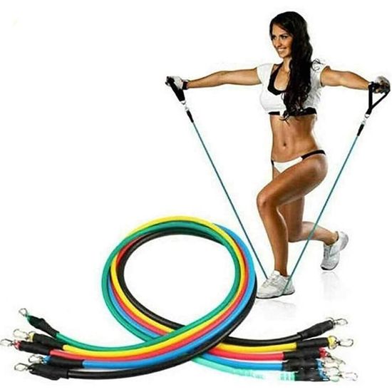 Set Accessoires Fitness Avec Poignées Rembourrées – Pour Bandes De Résistance, Musculation Bras Et Poignet - 3