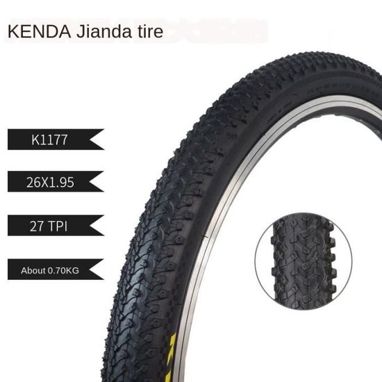 Pneu vélo ALTA 26 x 2,125 tout orange (2) pneus, tubes et bandes de