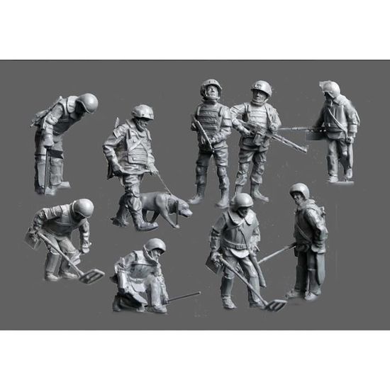 Figurines militaire résine - France