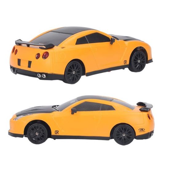 Lot De 2 Tuyaux D'échappement Simulation LED Pour Voiture RC Drift 1/10 - Acier Inoxydable 49.9x22.1x18.4mm, Lumière Rouge, Vis Incluses