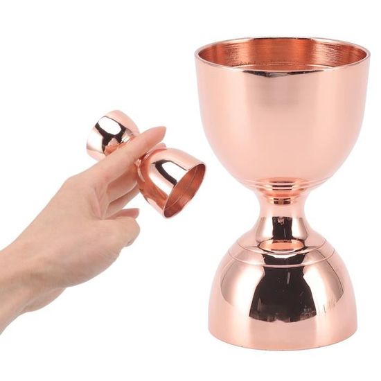 Verre Doseur En Inox 75 Ml - Graduations Ml, Oz Et Cuillères - Pour Cocktails, Cuisine, Précis Et Facile à Nettoyer