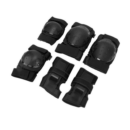Protections Enfant Genouillères/Coudières - 6 Pièces | Pour Roller, Skate, Vélo | Taille S 4-11 Ans