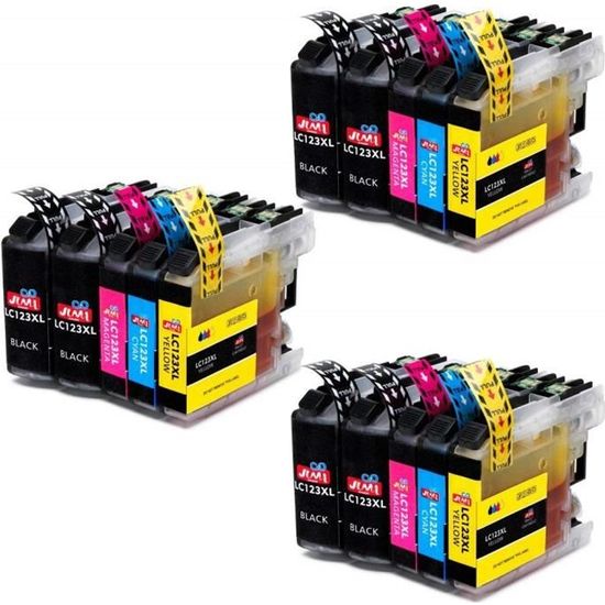 15 Cartouches D encre Brother LC123 Compatible Pour Brother MFC J6520DW 