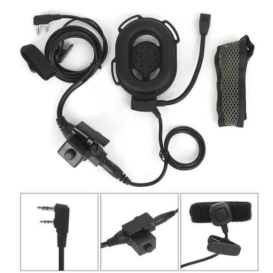 Lot De 5 Tubes Acoustiques Enroulés Noirs Pour Radio Bidirectionnelle R Duction Radiation Ajustement Universel Installation Facile Soniques Couteurs