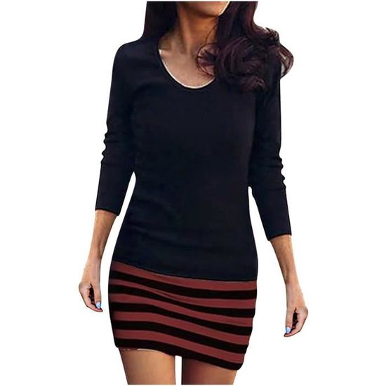 Isolde T. XL Beige Tunique Pull Long Acrylique Manche longue Tricot Épais Poche