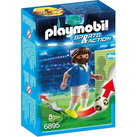 Playmobil 71122 Sports&Action Footballeur Italien Depuis 5 Ans Playmobil 71122 Sports&Action Footballeur Italien Depuis 5 Ans