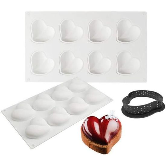 Moule à Gâteau Silicone 6 Trous Forme Nuage - Moule 3D Pour Chocolat, Glace, Pâtisserie Et Dessert
