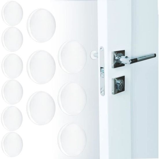 2x Butoir De Porte Butée Tampon Sol à Visser En Caoutchouc Protection Mur Marron Brun 62946621